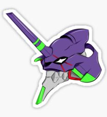 evangelion unit 1 head Sticker