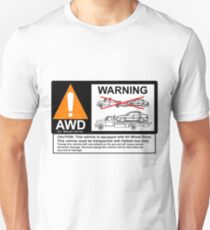 AWD Warning Towing Subaru Unisex T-Shirt