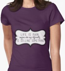 Life Is Pain Women's Fitted T-Shirt