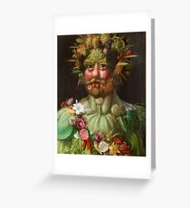 Arcimboldo vertumnus Greeting Card
