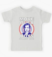 Hillary Clinton Move Over Boys Kids Tee