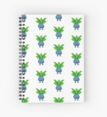 Oddish Pokemon Spiral Notebook