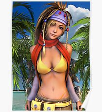 Rikku Bikini Beach Poster