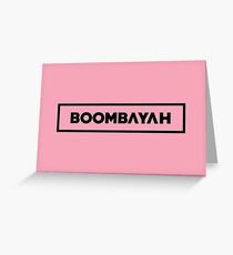 Black pink BOOMBAYAH Kpop Merch | Kpop Shirt | Kpop Mugs | Kpop Stickers | Women Tees | Korean Group Greeting Card