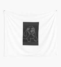 happy doxie Wall Tapestry