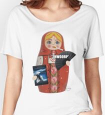 Katya Zamolodchikova Russian Doll Women's Relaxed Fit T-Shirt