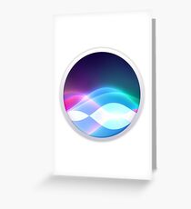 MacOS Sierra Siri Logo Apple Greeting Card