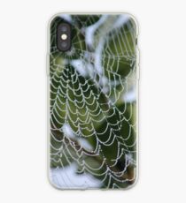 Dewy spiderweb iPhone Case