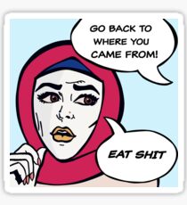GO BACK WHERE?? Sticker
