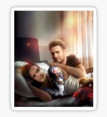 Cuddles and Magnets Sticker