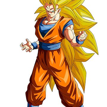 Super Saiyan 3 Goku Metal Print for Sale by ItalianBrussel