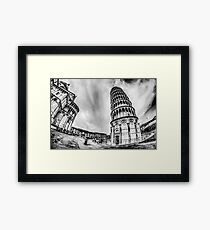 Leaning Tower Framed Print