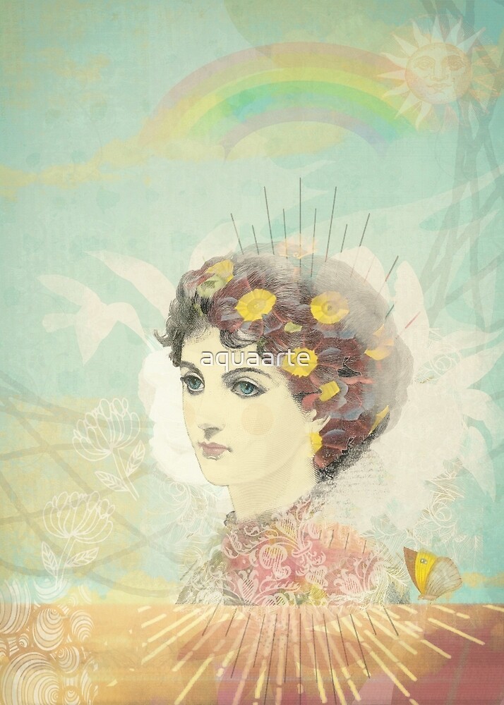 "Beautiful Victorian lady" by aquaarte | Redbubble