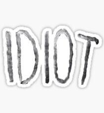 Michael Clifford Idiot Sticker