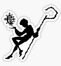 Rise of the Guardians - Jack Frost Snowflake Sillouette Sticker
