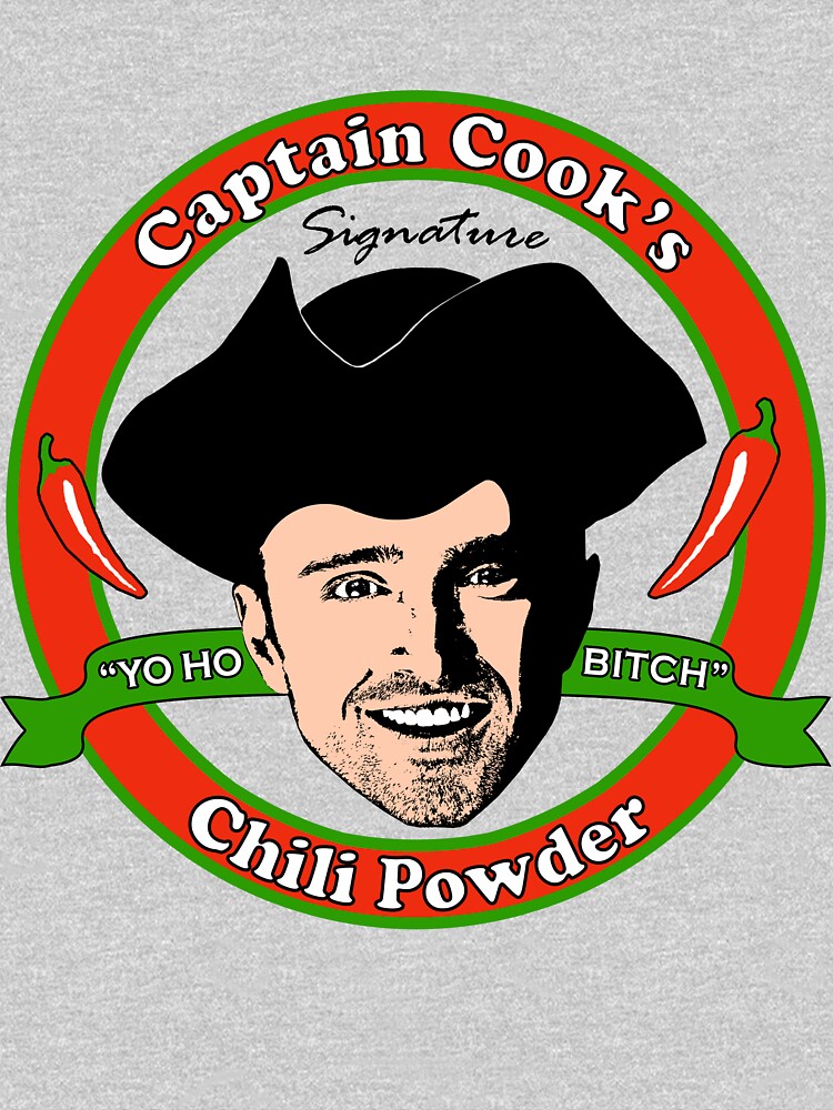 captain cook s chili p pullover hoodie by jaketheviking0 redbubble
