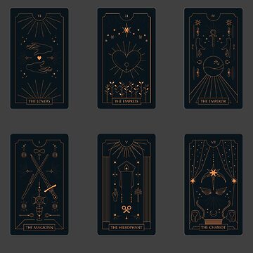 Tarot Card Stickers (Set of 4) – HEYEMILYDEE SHOP