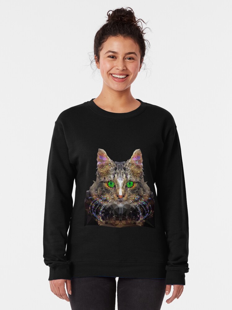 Alternate view of Imperial Boss cat Pullover Sweatshirt