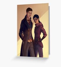 Kaz and Inej Greeting Card