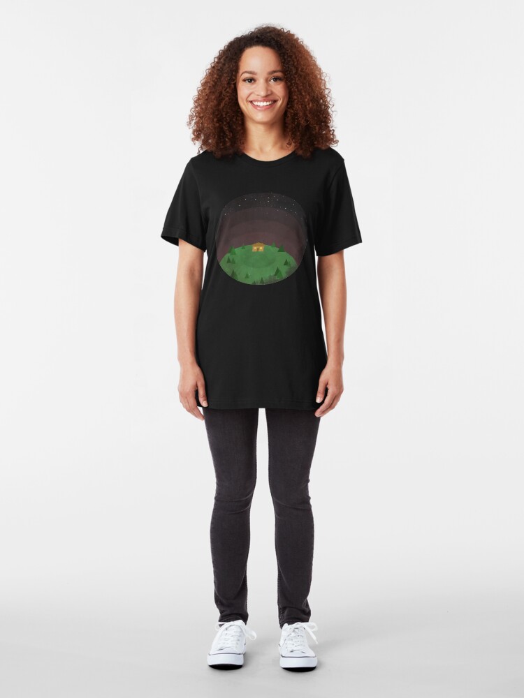 Alternate view of Night Forest Slim Fit T-Shirt