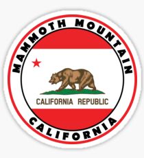MAMMOTH MOUNTAIN CALIFORNIA SKIING SKI SNOWBOARDING HIKING CLIMBING 20 Sticker