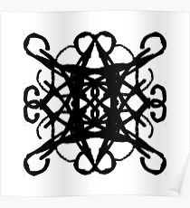 Black Pattern - 4 Poster