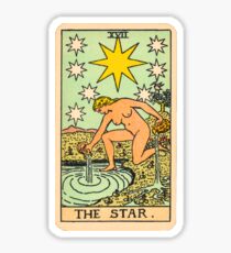 Tarot - The star Sticker