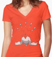 Mega Alakazam Shirt Women's Fitted V-Neck T-Shirt