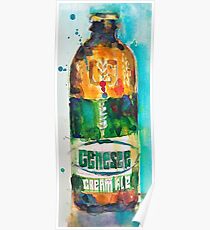Genesee Cream Ale Beer Art Print - Original Watercolor Poster