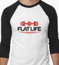 Flat Life (5) Men's Baseball ¾ T-Shirt