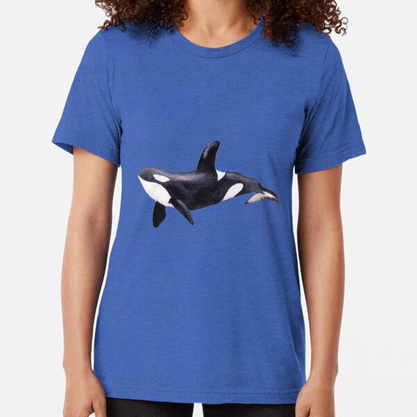 Underwater Orca Tri-blend T-Shirt