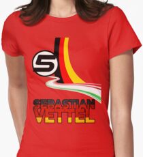 Sebastian Vettel - 5 - Germany Women's Fitted T-Shirt