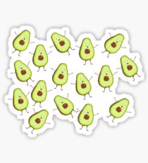little avocados pattern Sticker