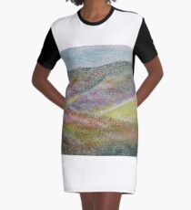 The Colored Sea Graphic T-Shirt Dress