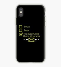 Zu beschäftigt, Mystic Messenger zu spielen iPhone-Hülle & Cover