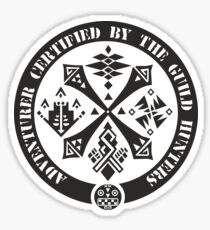 Certified By The Guild of Hunters Sticker