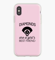 Diamonds are a girl's best friend (Baseball Diamonds!) iPhone Case