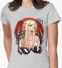 Kuss Schuss Tailliertes T-Shirt