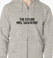 Die zukünftige Frau Salvatore Hoodie mit Reißverschluss
