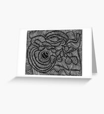 Black & White Sky Greeting Card