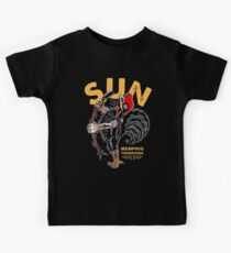 Der singende Hahn der Sonne Kinder T-Shirt