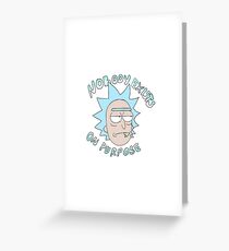 Rick Sanchez Greeting Card