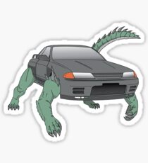 R32 Godzilla Transformer-looking-thing Sticker