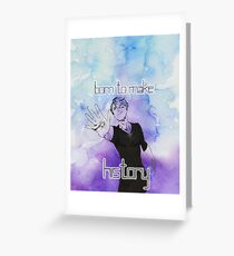 Viktor - Born to Make History Greeting Card