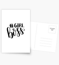 Hashtag Girlboss Postkarten