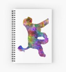 Portuguese Water Dog in watercolor Spiral Notebook