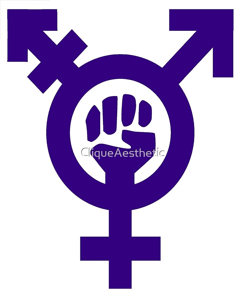 Transgender Logo By Cliqueaesthetic Redbubble