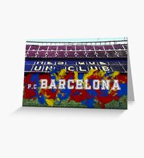 F.C. Barcelona - Camp Nou Greeting Card