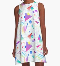 HALLO MEMPHIS (weiß) A-Linien Kleid