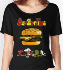 Burger Time Retro Women's Relaxed Fit T-Shirt